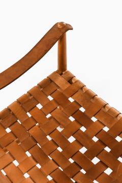 Pair of Rare Easy Chairs with Solid Beech Wood 1950s - 4460281