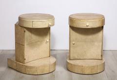 Pair of Rare French Art Deco Stingray Side Tables - 3013678