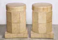 Pair of Rare French Art Deco Stingray Side Tables - 3013680