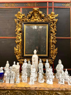 Pair of Rare Italian 17th Century Giltwood Baroque Mirrors 1680 - 1578897