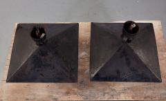 Pair of Rare Salvaged 1920s Iron Marketplace Lanterns - 2898010
