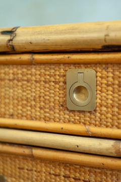 Pair of Rattan Bookshelf 1980s - 4365022