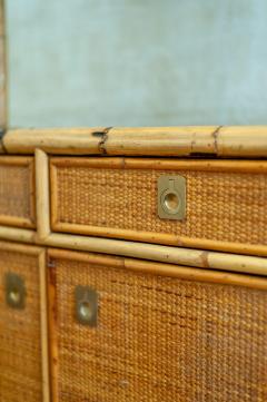 Pair of Rattan Bookshelf 1980s - 4365024