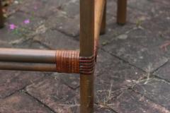 Pair of Rattan and Bamboo Side Tables - 2226494