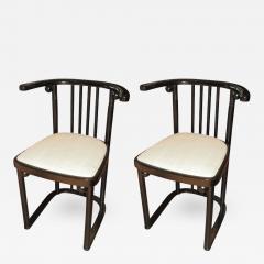 Pair of Re Edition Series 728 Chairs Originally Designed Josef Hoffmann - 367246