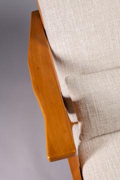 Pair of Reclining Armchairs in Beech France 1950s - 2738147