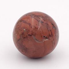 Pair of Red Jasper Matrix Spheres - 3356601