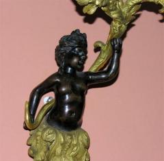 Pair of Regence Bronze Putti Sconces - 2120057