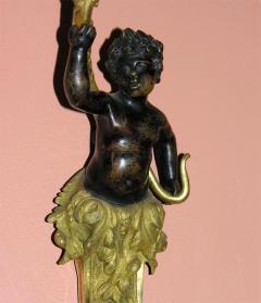 Pair of Regence Bronze Putti Sconces - 2120058