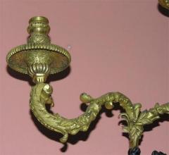 Pair of Regence Bronze Putti Sconces - 2120059