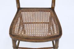 Pair of Regency Faux Bamboo Chairs - 1406350