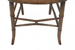 Pair of Regency Faux Bamboo Chairs - 1406367