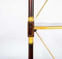 Pair of Regency Faux Rosewood Regency 3 Tier Etageres - 4581049