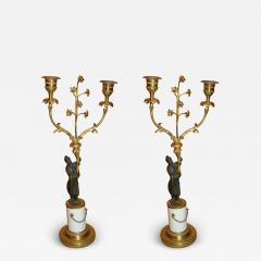 Pair of Regency Figural Candlesticks - 2158230