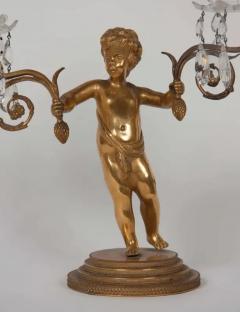 Pair of Regency Gilt Bronze Figural Candelabra by Matthew Boulton - 4128862