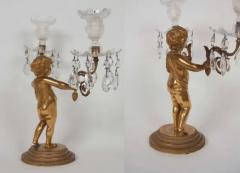 Pair of Regency Gilt Bronze Figural Candelabra by Matthew Boulton - 4128867