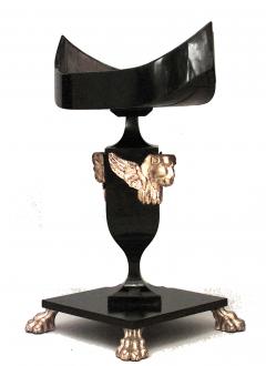 Pair of Regency Lacquered Gilt Lion Ferneries - 2801760