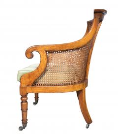 Pair of Regency Mahogany Caned Tub Chairs - 4524515