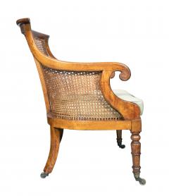 Pair of Regency Mahogany Caned Tub Chairs - 4524517