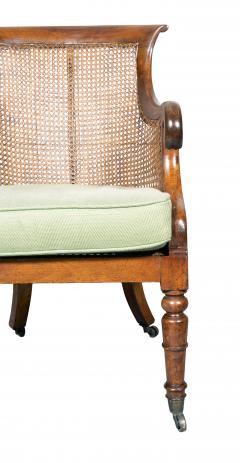 Pair of Regency Mahogany Caned Tub Chairs - 4524579