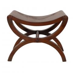 Pair of Regency Mahogany Curule Form Benches - 3786623