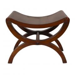 Pair of Regency Mahogany Curule Form Benches - 3786625