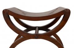 Pair of Regency Mahogany Curule Form Benches - 3786626