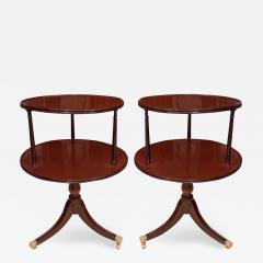 Pair of Regency Round Etageres - 2120339