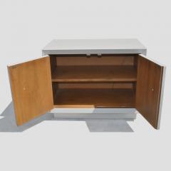 Pair of Regency Style Grey Nightstands Side Tables - 2771034
