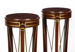 Pair of Regency Style Mahogany Pedestals by Grosfeld House - 1312438