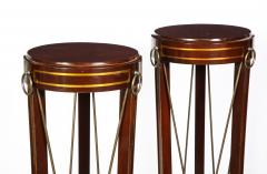 Pair of Regency Style Mahogany Pedestals by Grosfeld House - 1312445