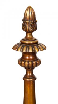 Pair of Renaissance Style Bronze Andirons - 4131048