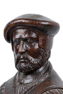 Pair of Renaissance Walnut Scholarly Figures - 4630414