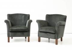Pair of Reproduction 1930s Danish Club Chairs - 3385824