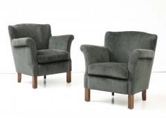 Pair of Reproduction 1930s Danish Club Chairs - 3385825
