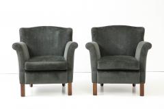 Pair of Reproduction 1930s Danish Club Chairs - 3385826