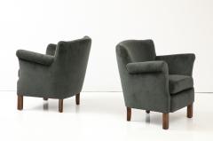 Pair of Reproduction 1930s Danish Club Chairs - 3385831
