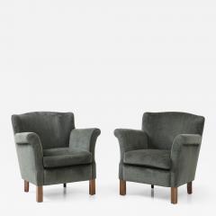 Pair of Reproduction 1930s Danish Club Chairs - 3388419