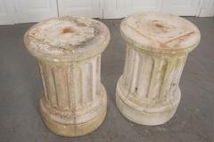 Pair of Reproduction Reconstituted Stone Pedestals - 1420928