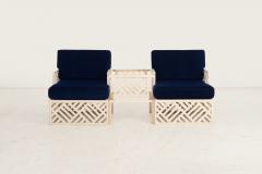 Pair of Richard L Sandfort Aluminum Lounge Chairs 1950 - 4202390