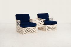 Pair of Richard L Sandfort Aluminum Lounge Chairs 1950 - 4202391