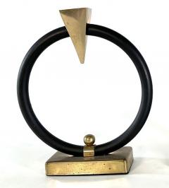 Pair of Ring Metal Candleholders XXXX - 4619388