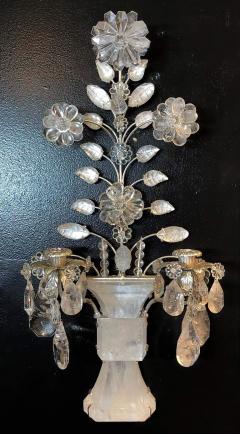 Pair of Rock Crystal Sconces - 2152706