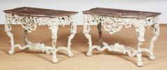 Pair of Rococo Console Tables - 3937547