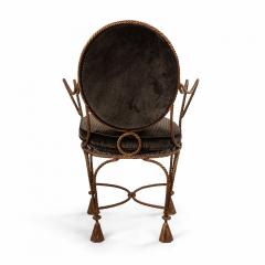 Pair of Rope and Tassel Gilt Armchairs - 4639944