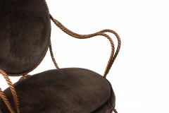 Pair of Rope and Tassel Gilt Armchairs - 4639947