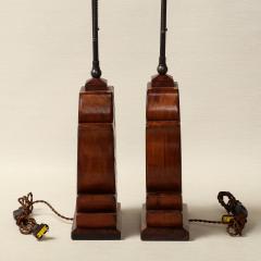Pair of Rosewood Table Lamps - 2911654