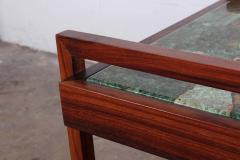 Pair of Rosewood and Agate Tables - 1537086