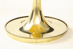 Pair of Round Bronze Murano Glass and Brass Martini or Side Tables Italy 2021 - 2004445