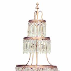 Pair of Russian Neoclassic Ormolu Bronze and Glass Candelabras - 4407877